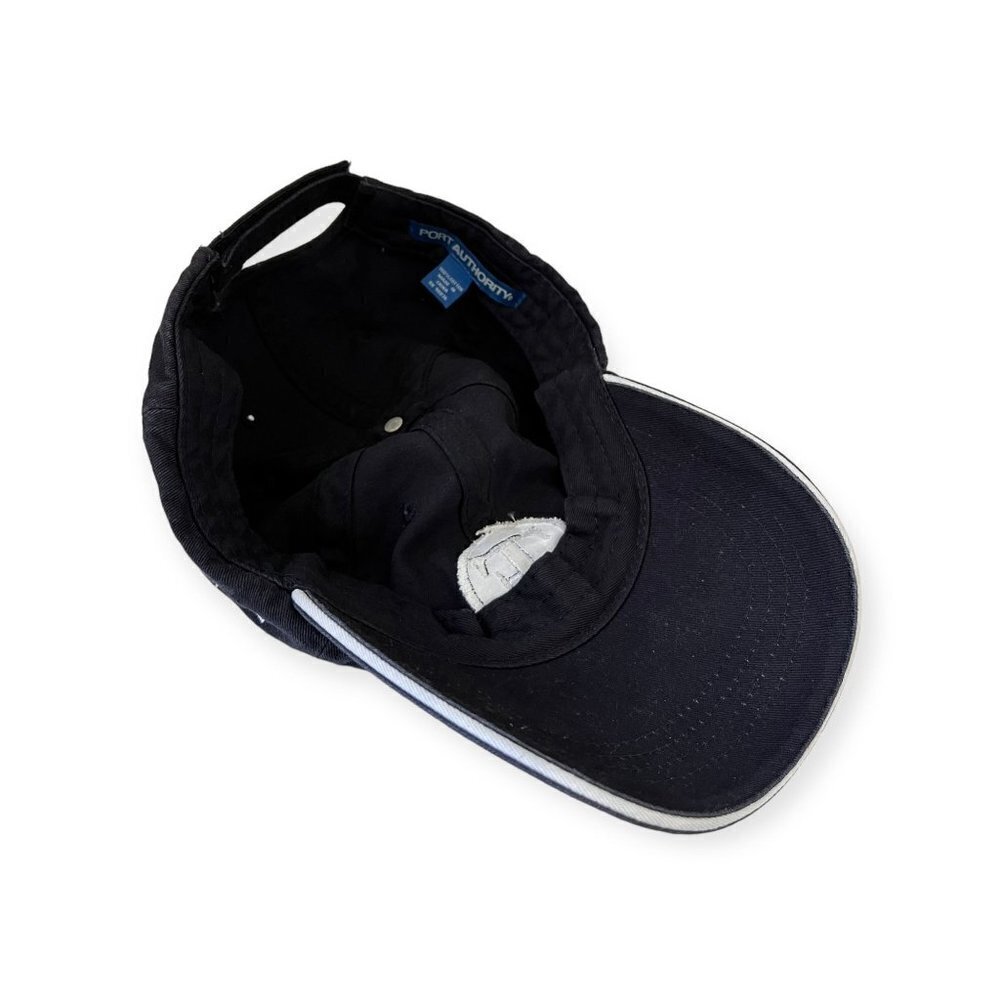 Totally Fine Blue Denim Fitted Embroidered Strapback Hat - Picture 7 of 7